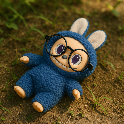 Labubu - Furry Bunny‑Monster with Removable Glasses